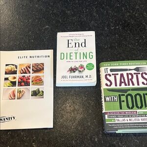 Whole 30 book, Insanity, and Joel Fuhrman